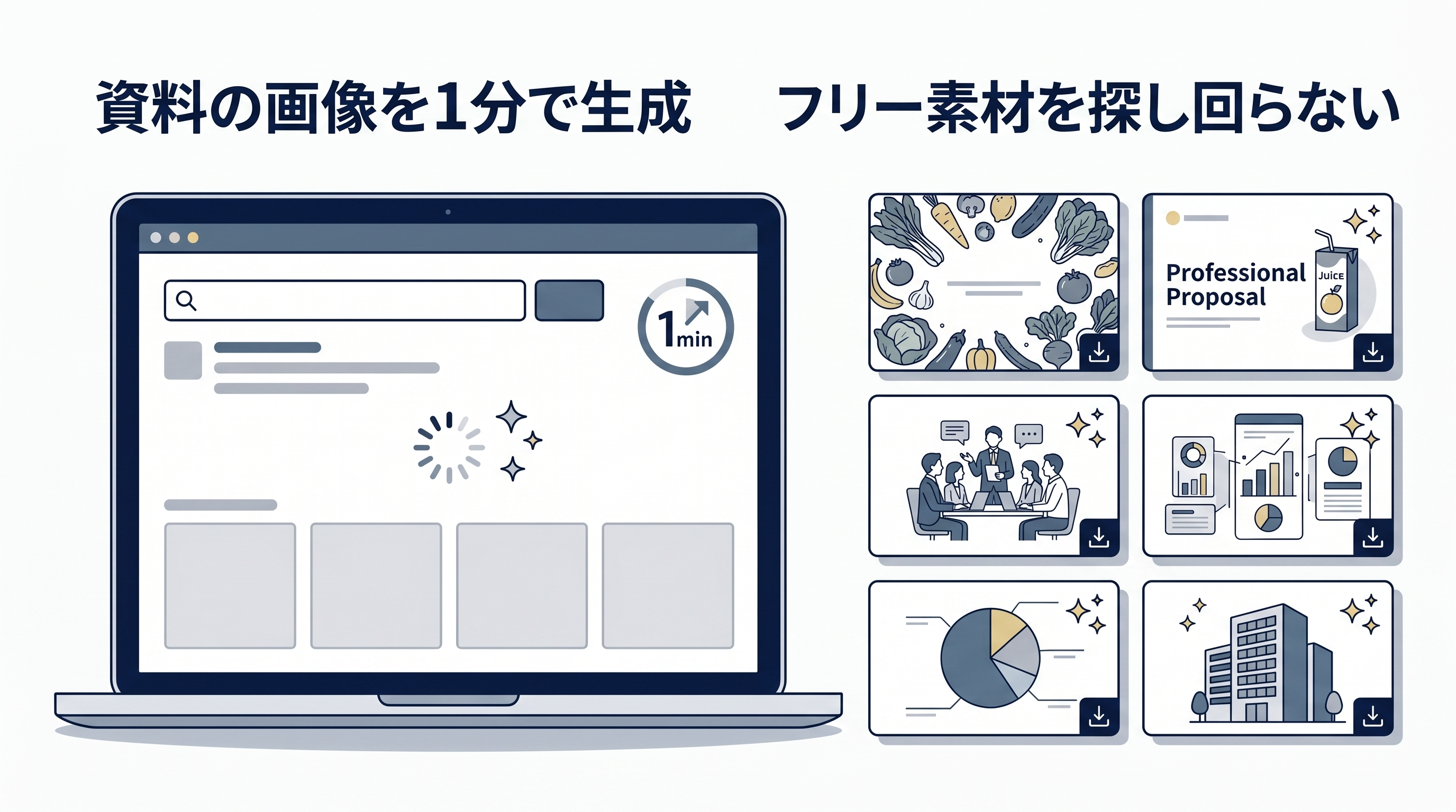 Geminiで資料用画像を生成する流れ